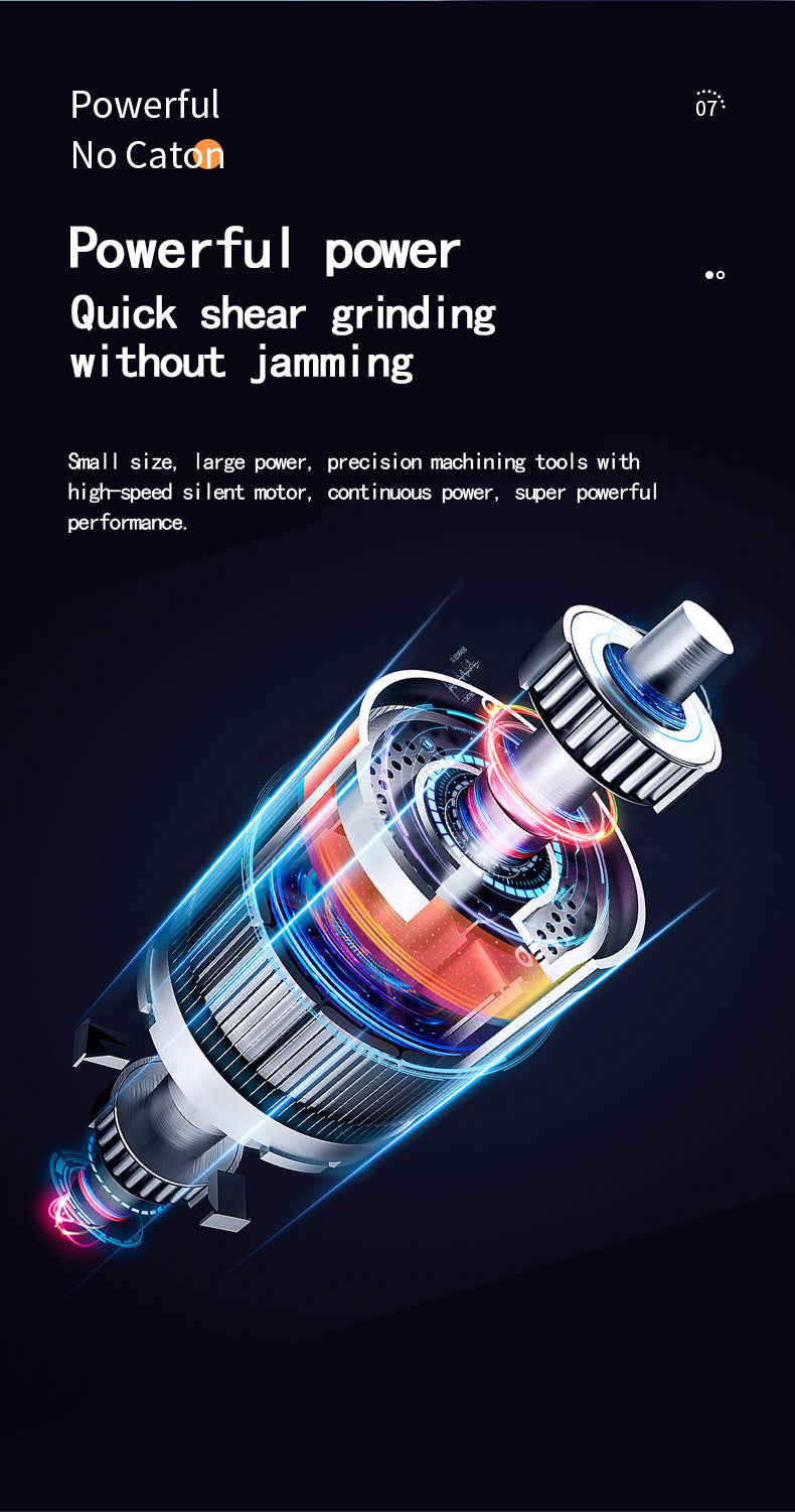 Electric Automatic Nail Clippers USB Rechargeable Electric Trimmer Nail Cutter Scissors For Women Men