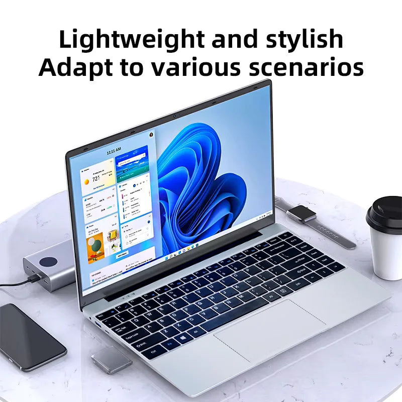 14.1" i7 7500U Laptop Computer 12GB DDR4 1TB 2TB SSD i7 Intel Core 1920*1080 Windows 11 Office Study Notebook PC Laptop Computer