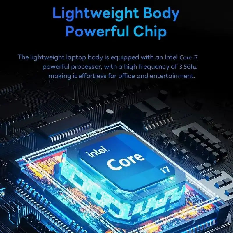 2025 New Laptop Computer Windows 11 12GB RAM 1TB SSD Intel Core i7 7500U 1920*1080 Resolution Laptop 14.1" Office Study Computer