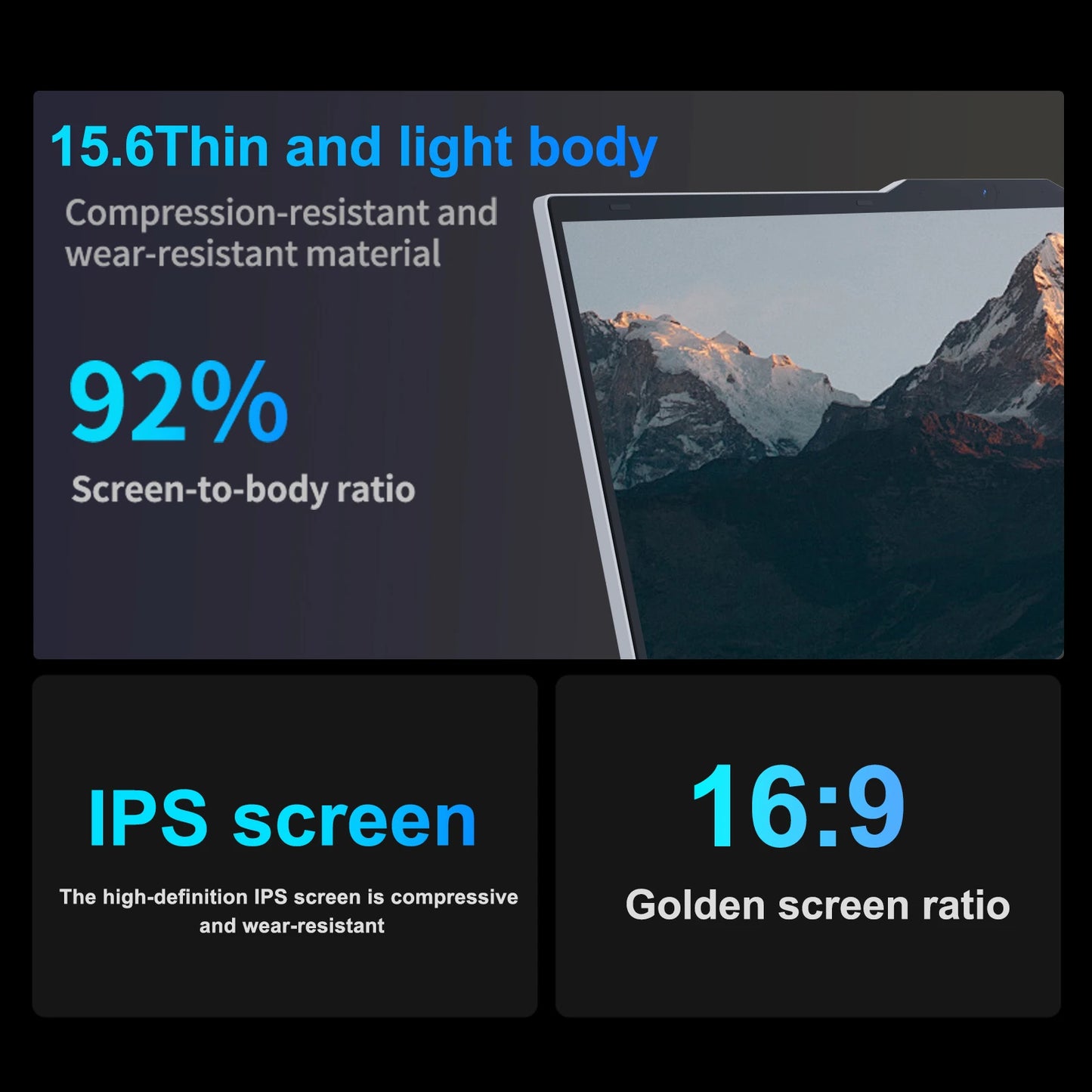 YEPO 遊戲筆記型電腦英特爾酷睿 i7-6500U 32GB RAM 2TB SSD Windows 11 筆記型電腦背光 Wifi 電腦 PC 遊戲筆記型電腦
