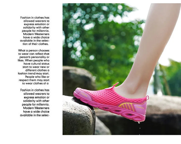 Summer women shoes Casual Shoes Slip-On Flats Female Breathable Zapatillas Water Sneakers  Shoes Woman zapatos de mujer