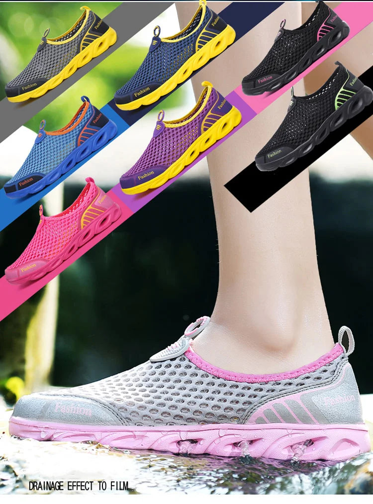 Summer women shoes Casual Shoes Slip-On Flats Female Breathable Zapatillas Water Sneakers  Shoes Woman zapatos de mujer