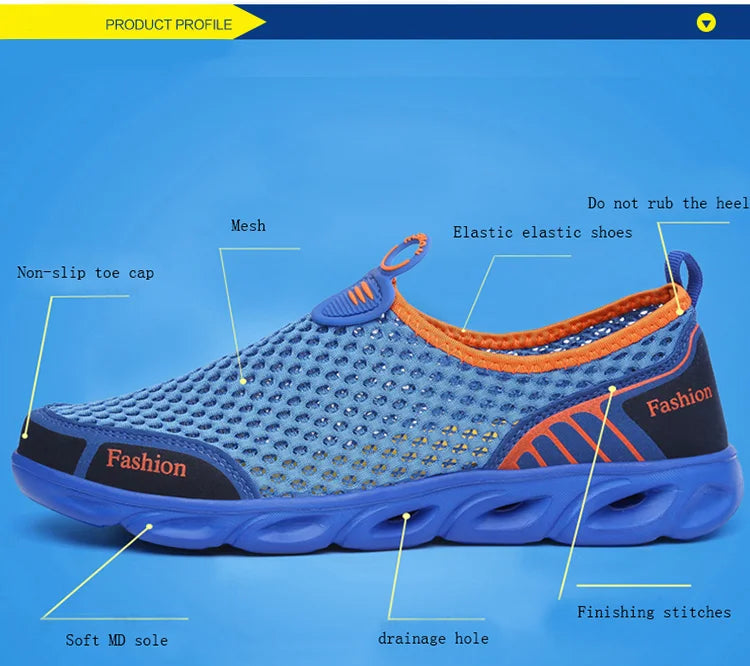 Summer women shoes Casual Shoes Slip-On Flats Female Breathable Zapatillas Water Sneakers  Shoes Woman zapatos de mujer