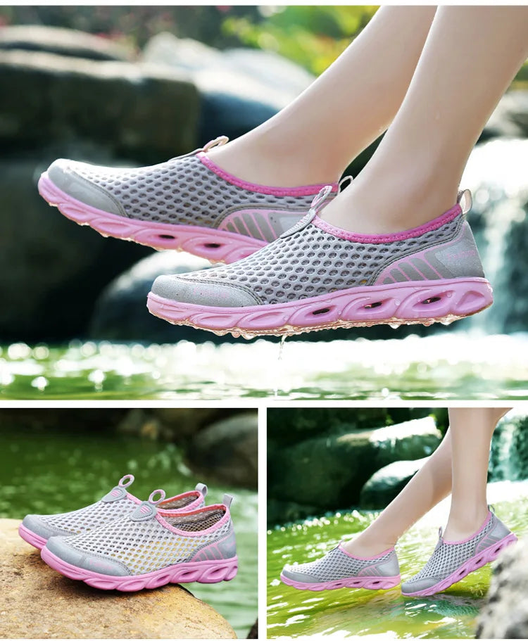 Summer women shoes Casual Shoes Slip-On Flats Female Breathable Zapatillas Water Sneakers  Shoes Woman zapatos de mujer