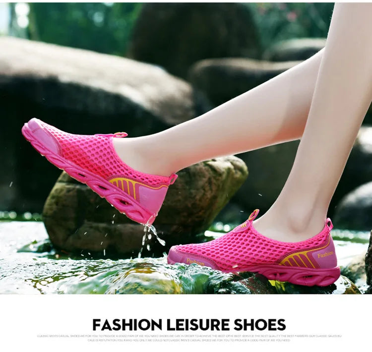 Summer women shoes Casual Shoes Slip-On Flats Female Breathable Zapatillas Water Sneakers  Shoes Woman zapatos de mujer