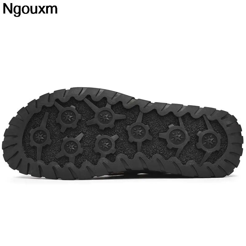 Nougxm Men Shoes Slip On Loafers Spring Autumn Comfortable Fashion designer Casual Leather Men Shoes