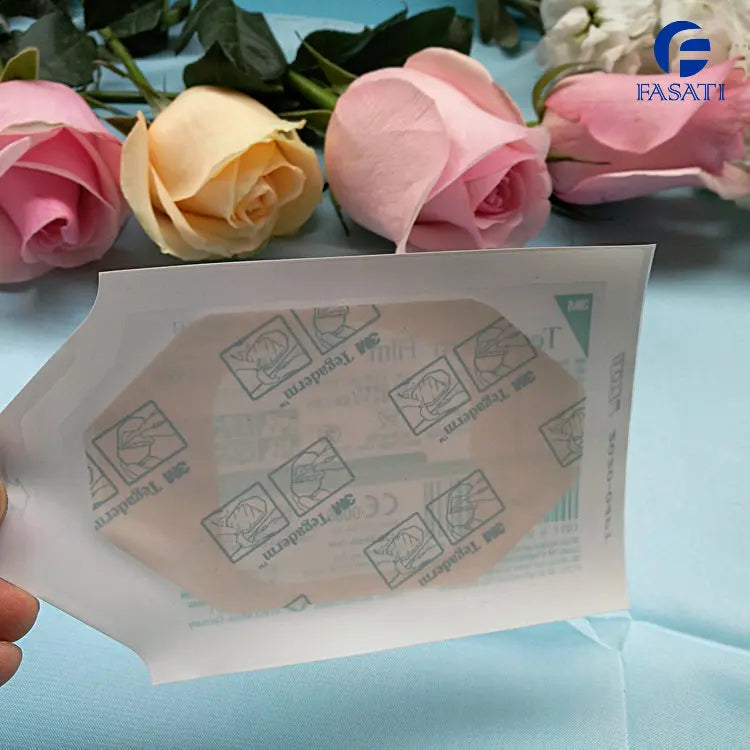 1pcs 6*7cm health PU waterproof swimming stick air permeability anti allergy self adhesive transparent membrane dressing for