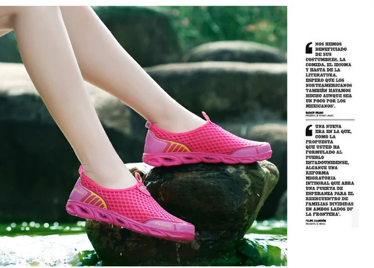 Summer women shoes Casual Shoes Slip-On Flats Female Breathable Zapatillas Water Sneakers  Shoes Woman zapatos de mujer