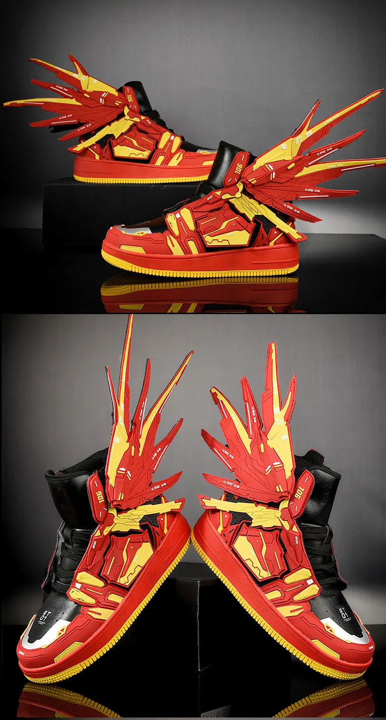 Shoes For Men Women's Anime Sneakers 2024 Winter Fashion Male Casual Tenis Woman Trainers Race Shoes Boots Plus Size 36~46