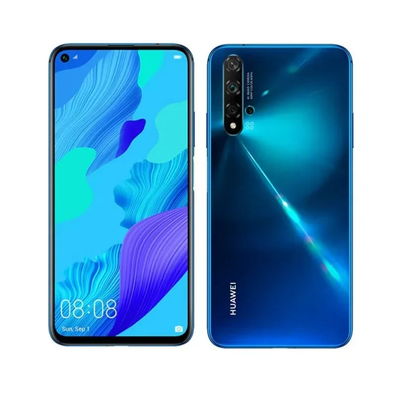 HUAWEI Nova 5T Smartphones Android Google Play Store 48MP Camera 6.26 inch 128GB 256GB ROM Mobile phones 4G Network Cell phone