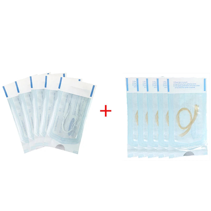 60/120pcs 24K Gold Protein Line Absorbable Anti-wrinkle Face Filler Firming Fade Fine Lines Collagen Thread Anti-Aging Serum