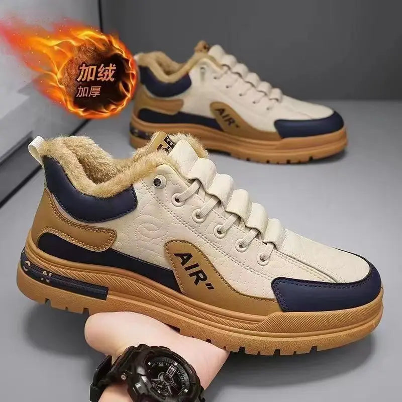 2025 New Shoes for Men Comfortable Lace Up Flat Men's Casual Shoes Outdoor Men's Sneakers Fashion Sport Vulcanized Shoes Male