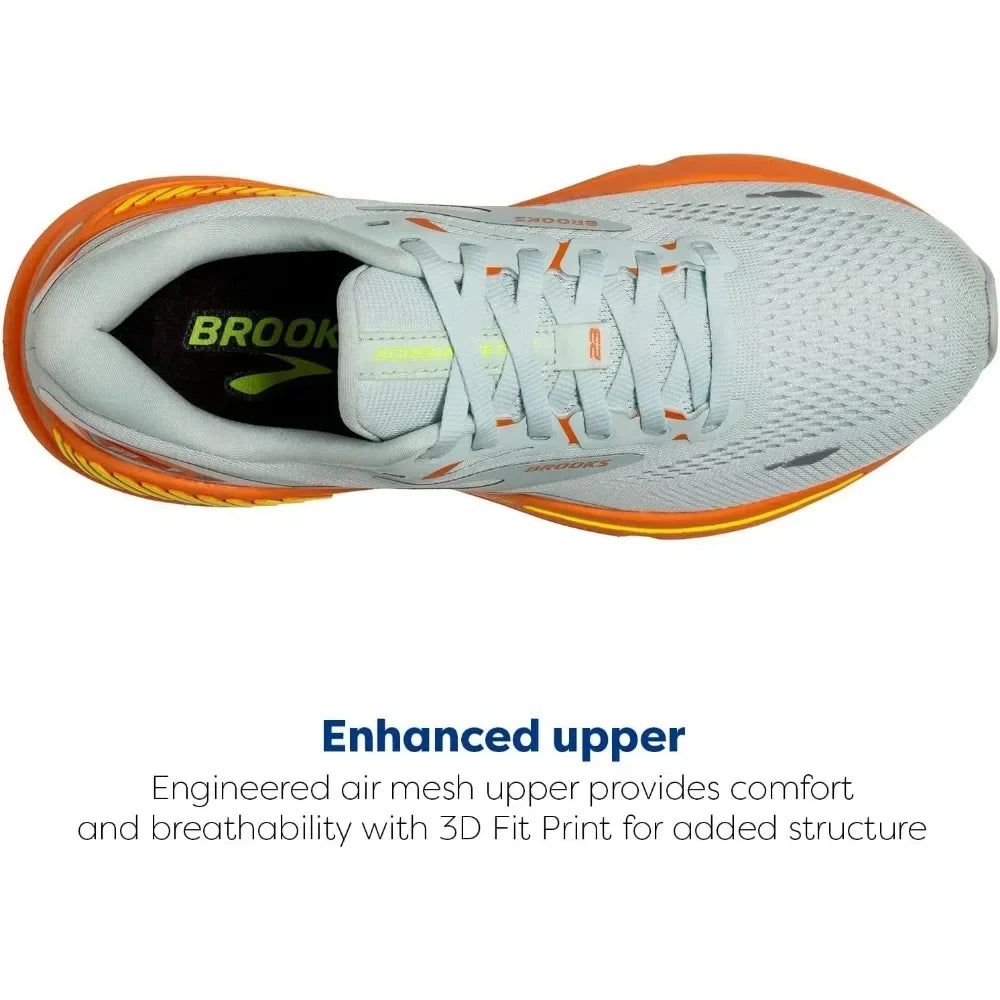 Brooks Women’s Adrenaline GTS 23 Supportive Running Shoe Breathable Lightweight for Comfort