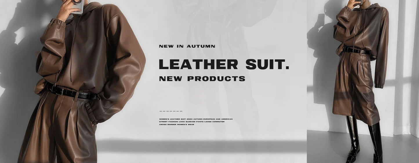 Oymimi Fashion Brown Leopard Print Women's Dress Elegant Long Sleeve Buton Lace-Up Dresses Casual Cascading Ruffle Mini Dresses