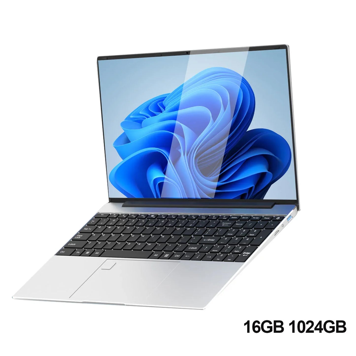 Intel N95 15.6" Portable Laptop 7500 mAh 32GB Ram DDR4 2TB SSD Windows 11 Notebook Pc Gamer with Backlit Fingerprint