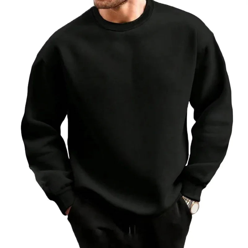 New in Mens Tracksuit O Neck Sweatshirt Sweatpants 2 Pcs Set Casual Jogging Pullover Pants Man Clothing Fall Popular Streetwear