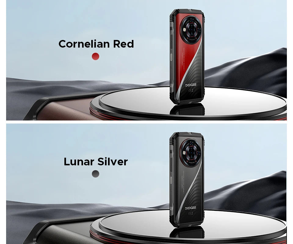 DOOGEE S118 Pro 5G Rugged Phone dimension 7050 6.6 ''FHD 120Hz 8GB RAM 512GB ROM 10800mAh Battery Cell Phone NFC Mobilephones