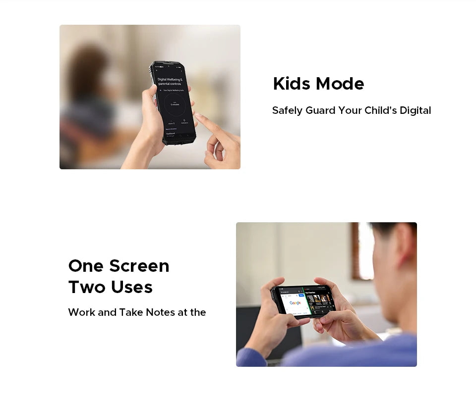 DOOGEE S118 Pro 5G Rugged Phone dimension 7050 6.6 ''FHD 120Hz 8GB RAM 512GB ROM 10800mAh Battery Cell Phone NFC Mobilephones