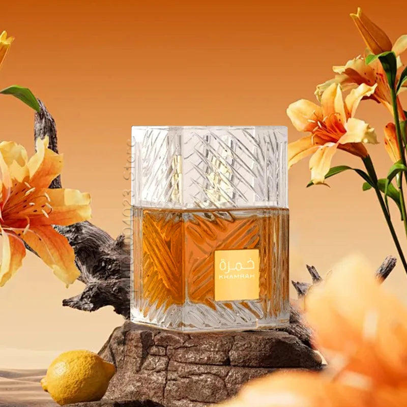 Lattafa Khamrah 香水淡香水噴霧原始阿拉伯香水芳香辛辣香水女士男士晚裝