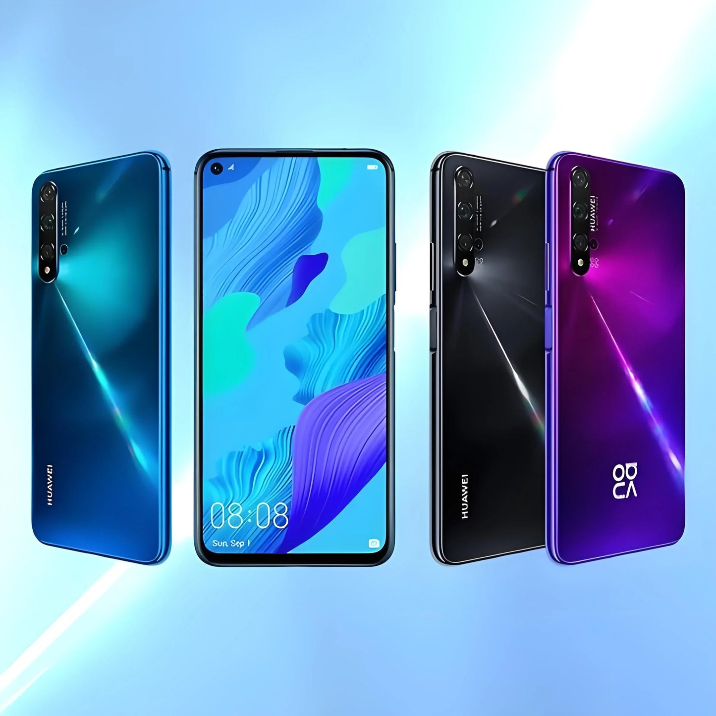 HUAWEI Nova 5T Smartphones Android Google Play Store 48MP Camera 6.26 inch 128GB 256GB ROM Mobile phones 4G Network Cell phone