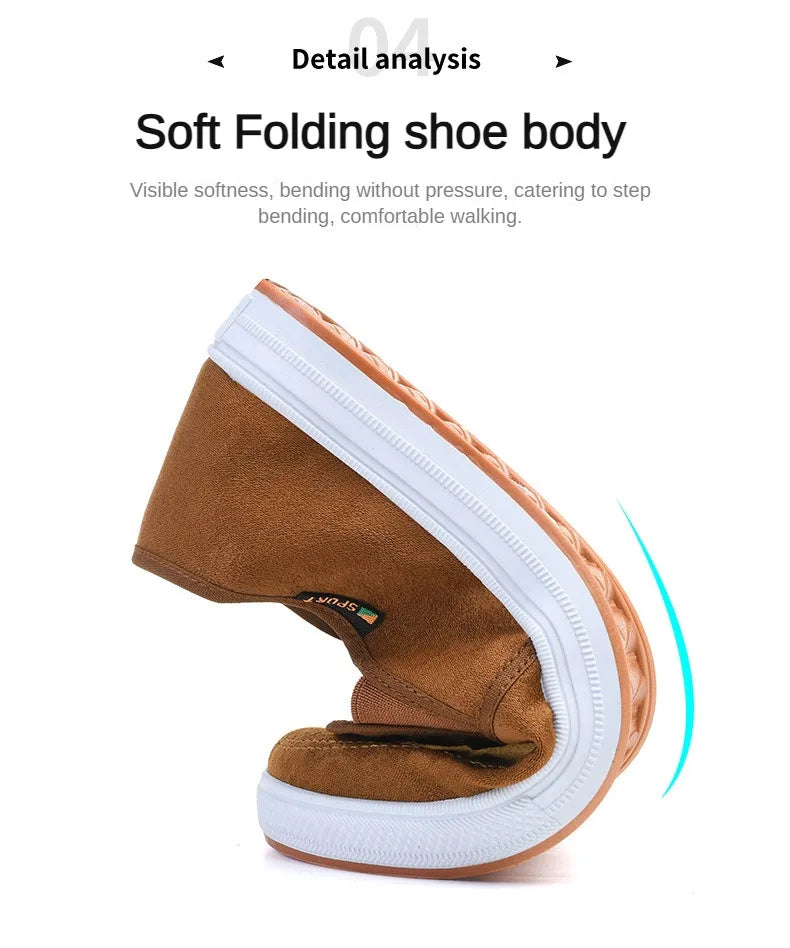 Spring new men canvas shoes with soft soles and soft surfaces are soft, comfortable, non-slip and wear-resistant and fashionable