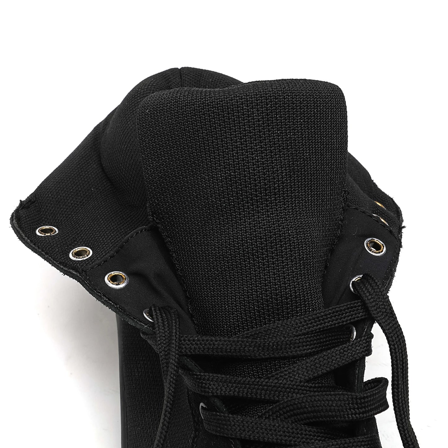 Wide Toe Shoes Spring Autumn Retro Warm Comfort Hiking Boots High Top Men Sneakers Non Slip Canvas Black Outdoor Hiking Shoes