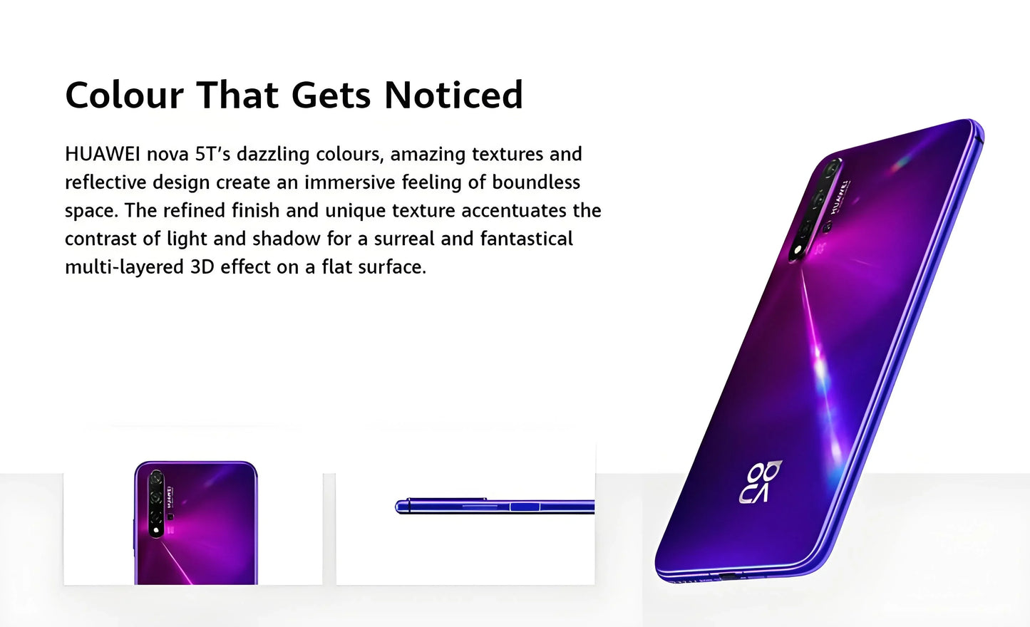 HUAWEI Nova 5T Smartphones Android Google Play Store 48MP Camera 6.26 inch 128GB 256GB ROM Mobile phones 4G Network Cell phone