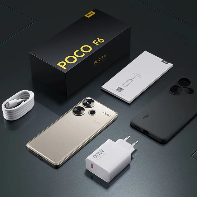 Xiaomi POCO F6 5G 8GB/256GB 12GB/512GB NFC EU Charger Global Version mobile phone