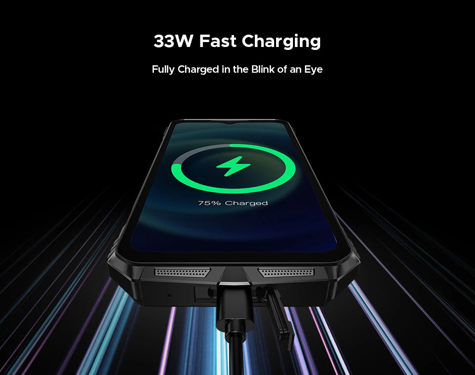 DOOGEE S118 Pro 5G Rugged Phone dimension 7050 6.6 ''FHD 120Hz 8GB RAM 512GB ROM 10800mAh Battery Cell Phone NFC Mobilephones