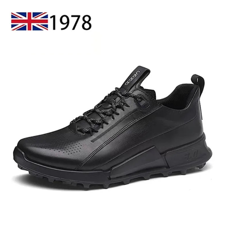 Men's Sneakers Casual Sports Shoes for Men Lightweight Leather Breathable Shoes Mens Flat White Shoes Zapatillas Hombre