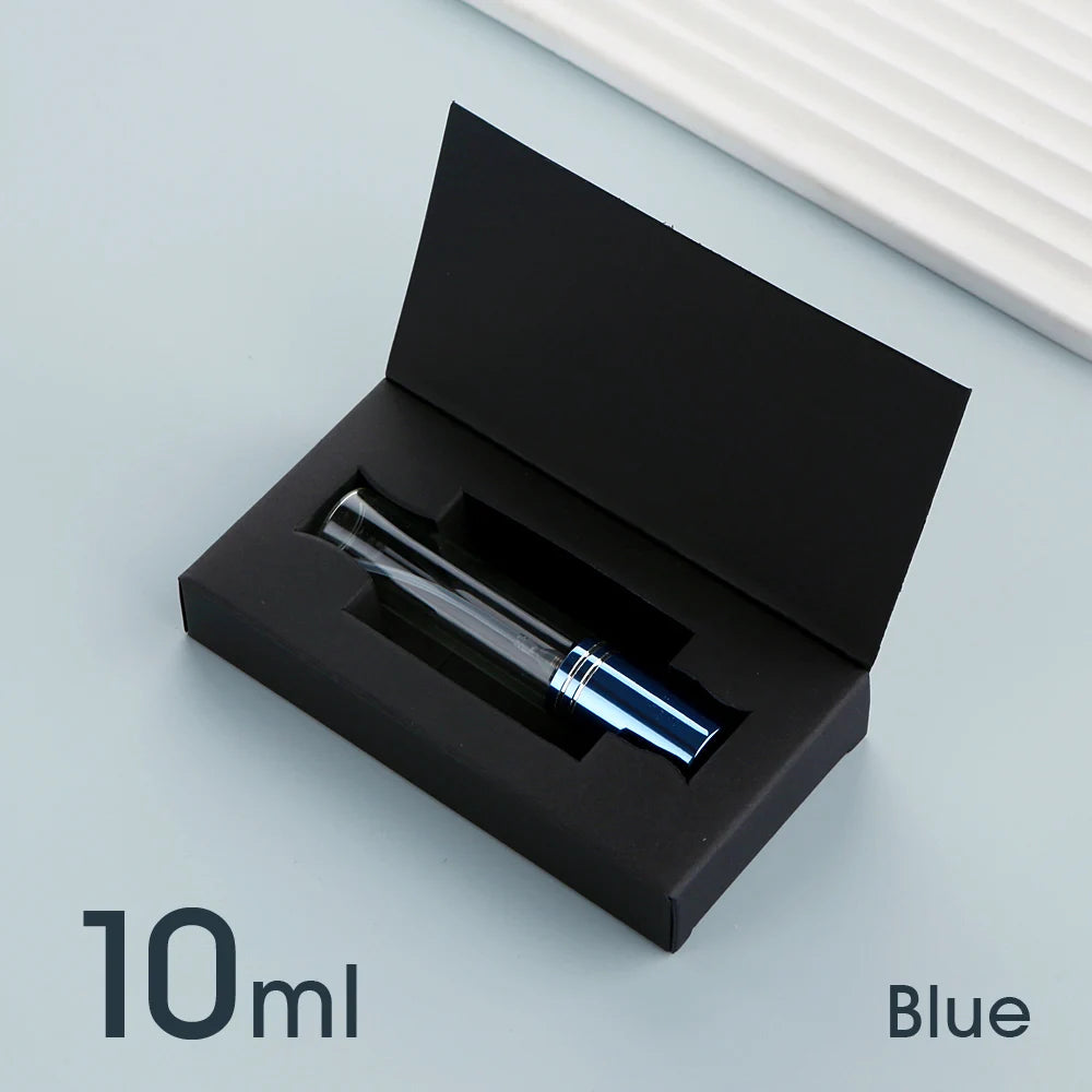 50個5毫升10毫升香水噴霧瓶帶包裝可再填充噴頭香水瓶鋁製迷你噴霧瓶