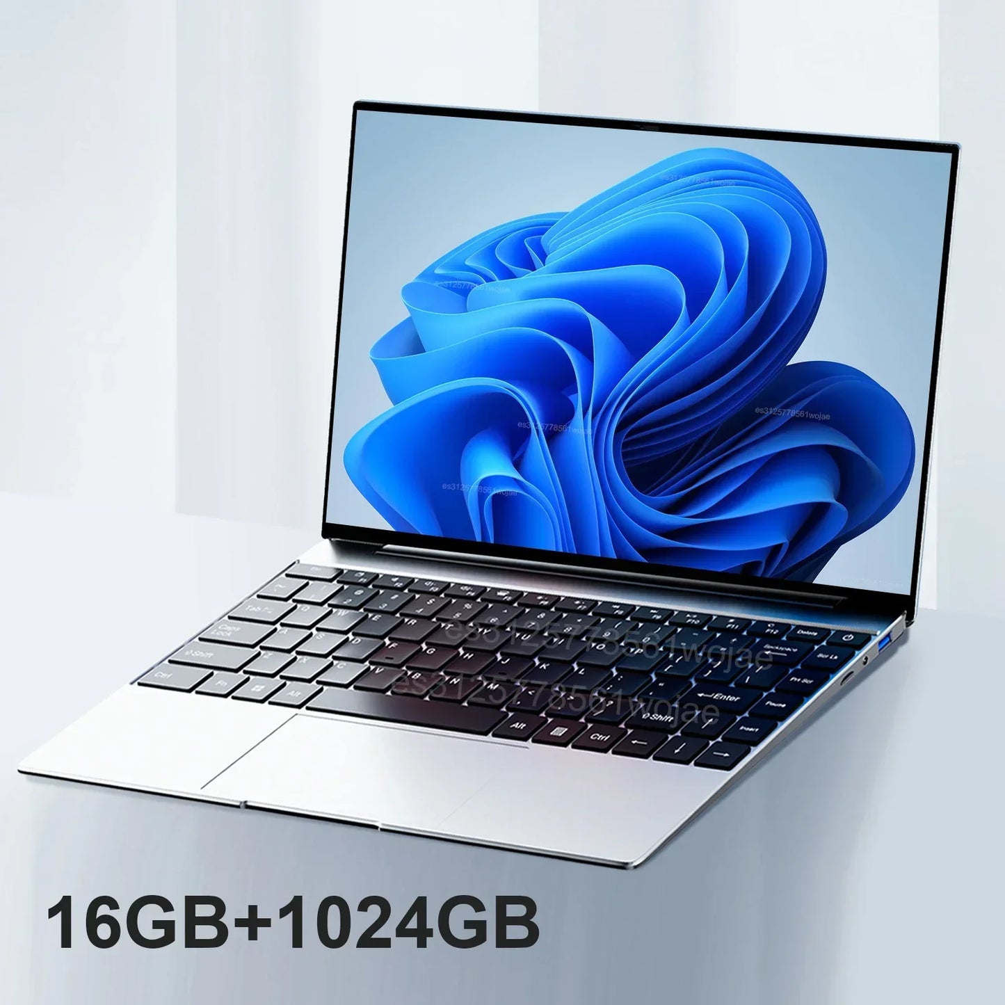 LENO 14.1" Ultra Slim Laptop 16GB RAM 2TB SSD Windows 11 Intel N3700 Notebook Gamer 1920*1080  Display Office Study Computer PC