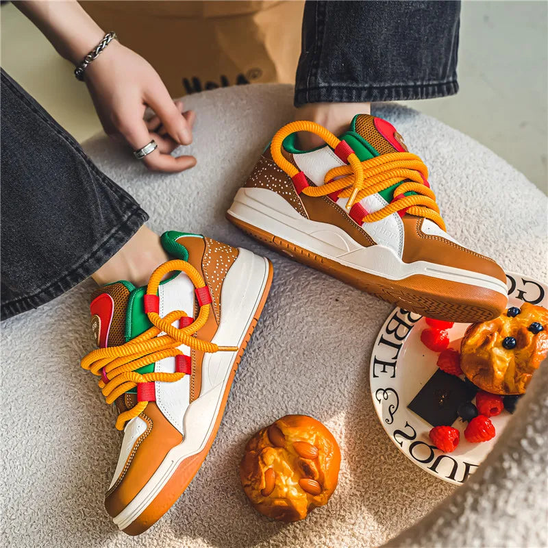 2024 Fashion Men's Casual Sneakers Platform Shoes Size 46 Comfortable Chunky Designer Skateboard Shoes for Men zapatillas hombre