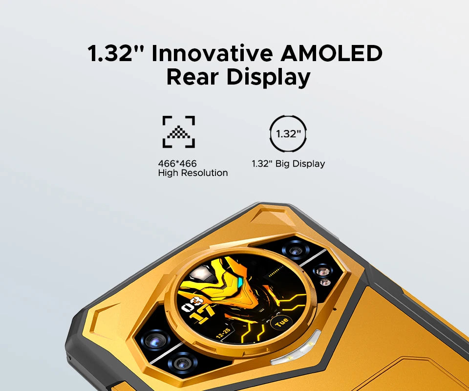 Doogee S200 X 5g Rugged Phone 12+512Gb Smartphone 6.72” Fhd+120Hz Ips Screen Dimensity 7050 10100Mah Battery Ai Mobilephones