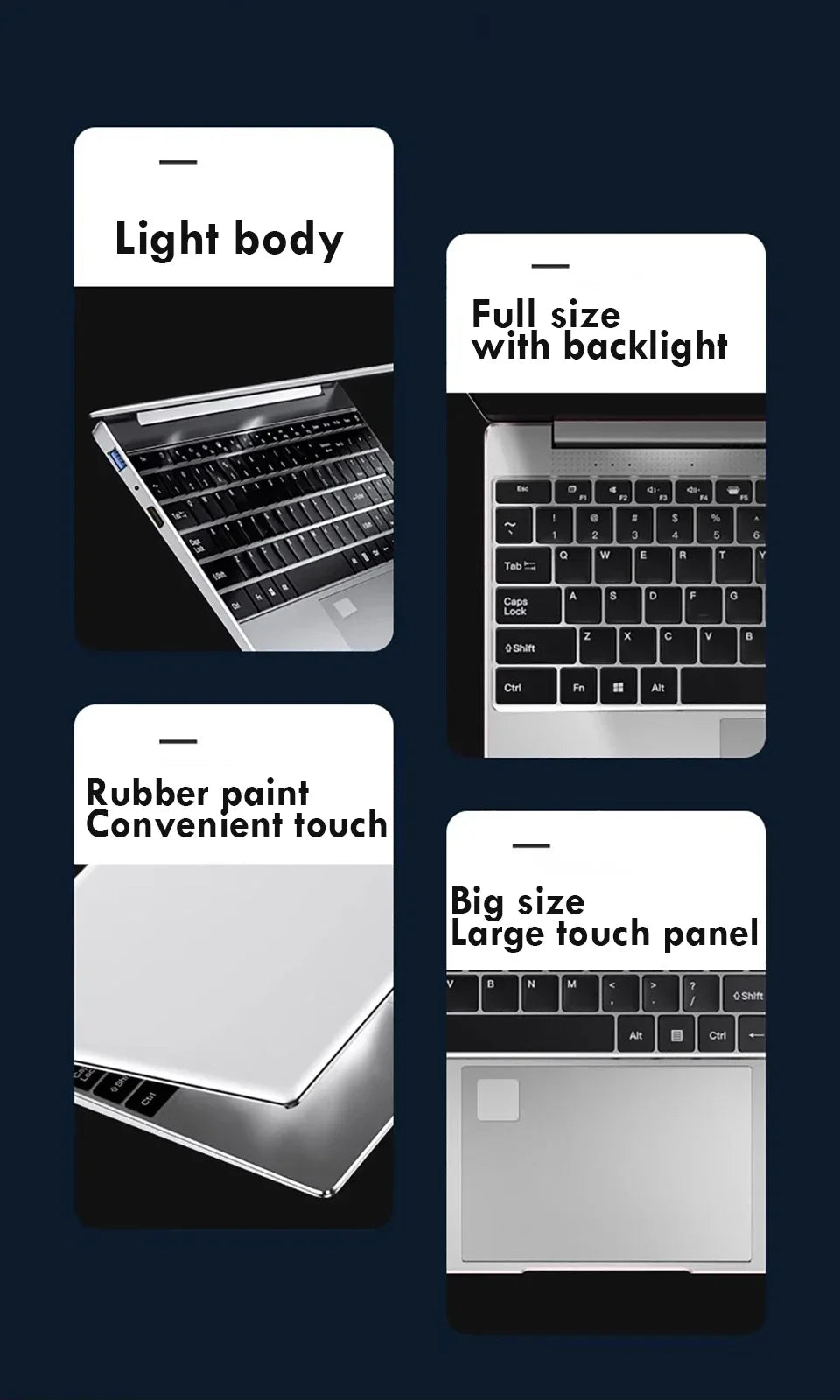 14.1 吋便攜式 Windows 11 遊戲筆記型電腦英特爾酷睿 i9-8950HK 筆記型電腦 16GB RAM 1TB SSD 辦公室學習筆記型電腦