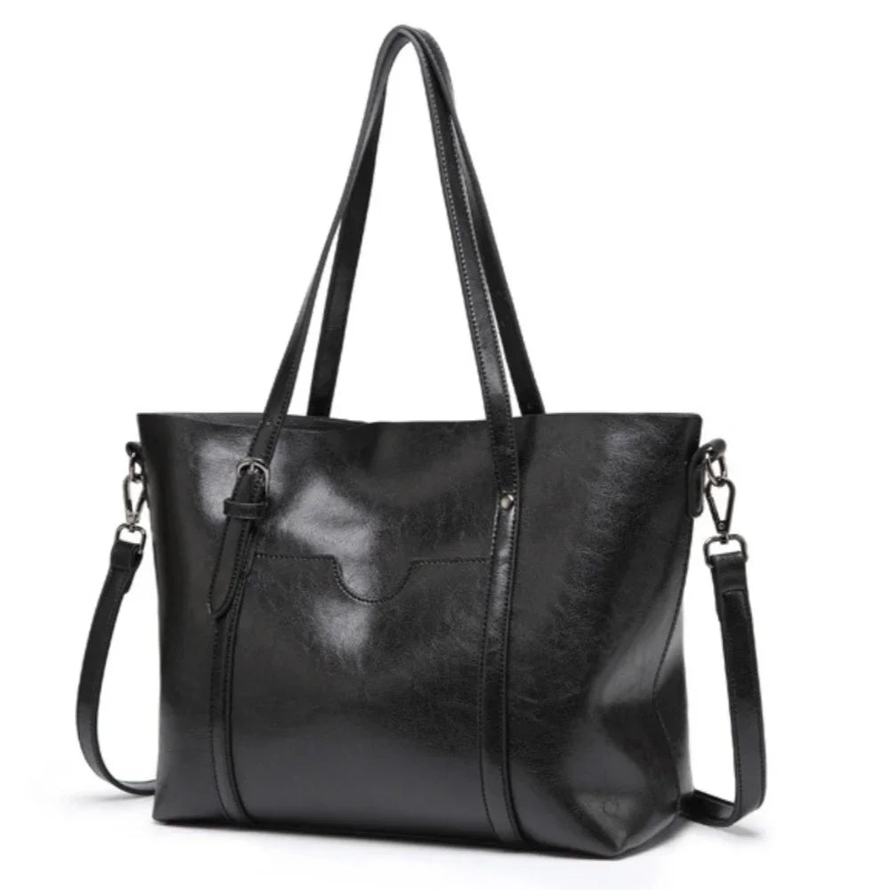 Shoulder Bags for Women Oil Wax Leather Handbag Tote Crossbody Bag Vintage Satchels Women Bags Designer Handbag High Quality