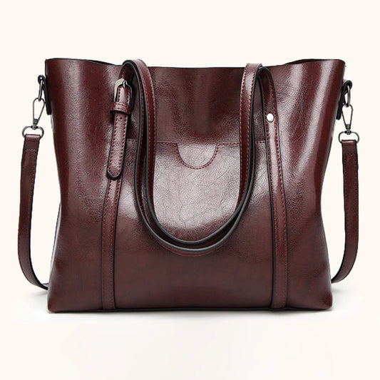 Shoulder Bags for Women Oil Wax Leather Handbag Tote Crossbody Bag Vintage Satchels Women Bags Designer Handbag High Quality