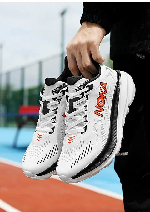 Running Shoes Carbon Board Speciality Marathon Men Sports Breathable Lightweight Women's Comfortable Athletic Nonskid Sneakers
