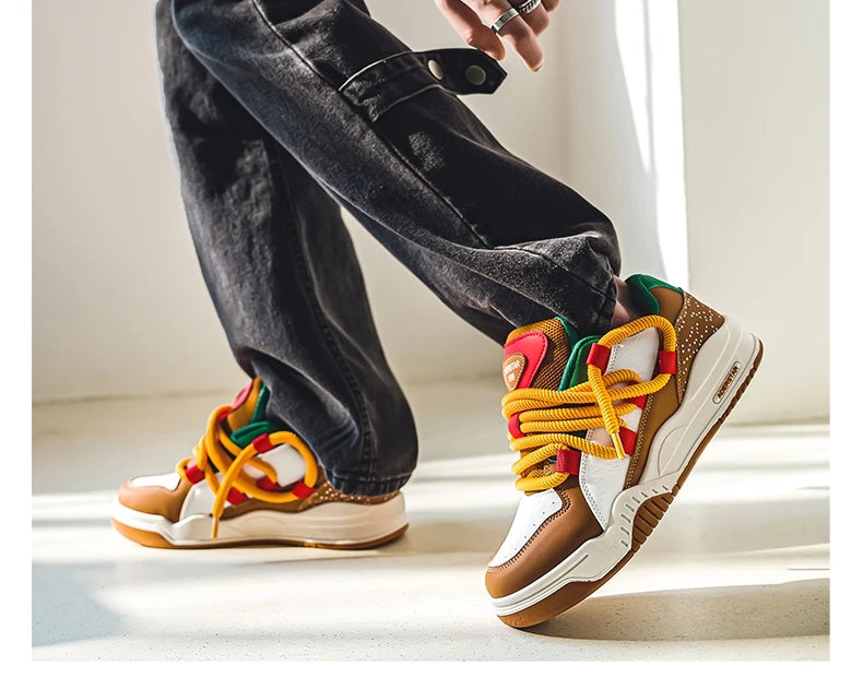 2024 Fashion Men's Casual Sneakers Platform Shoes Size 46 Comfortable Chunky Designer Skateboard Shoes for Men zapatillas hombre