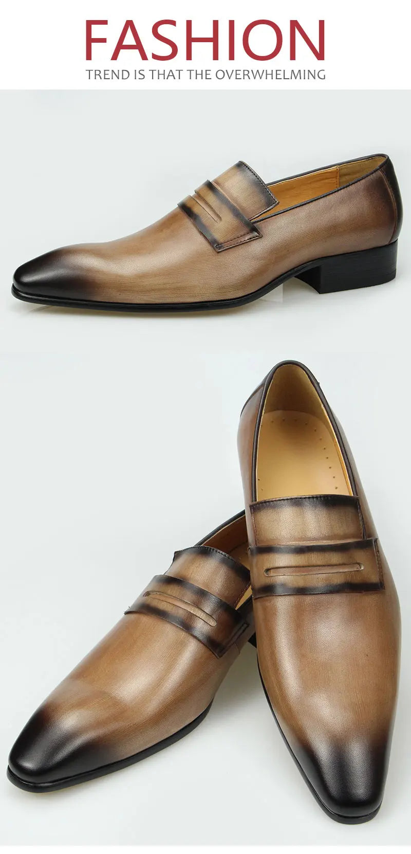 NEW Men's Luxury Loafers Cowhide Wear-resistant and Comfortable Leather Shoes Daily Dress Fashion Office Formal Shoes Leather