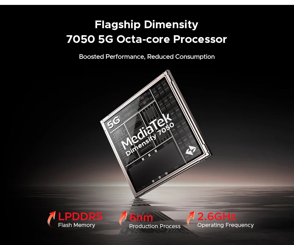 DOOGEE S118 Pro 5G Rugged Phone dimension 7050 6.6 ''FHD 120Hz 8GB RAM 512GB ROM 10800mAh Battery Cell Phone NFC Mobilephones