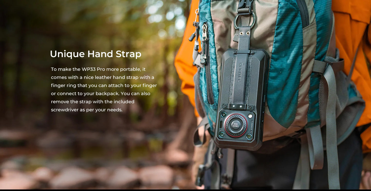 Oukitel WP33 Pro 5G Rugged Smartphone 6.6" FHD+ Cell Phone 24GB 256GB Mobile Phone 64MP Camera 22000mAh 33W Cellphon