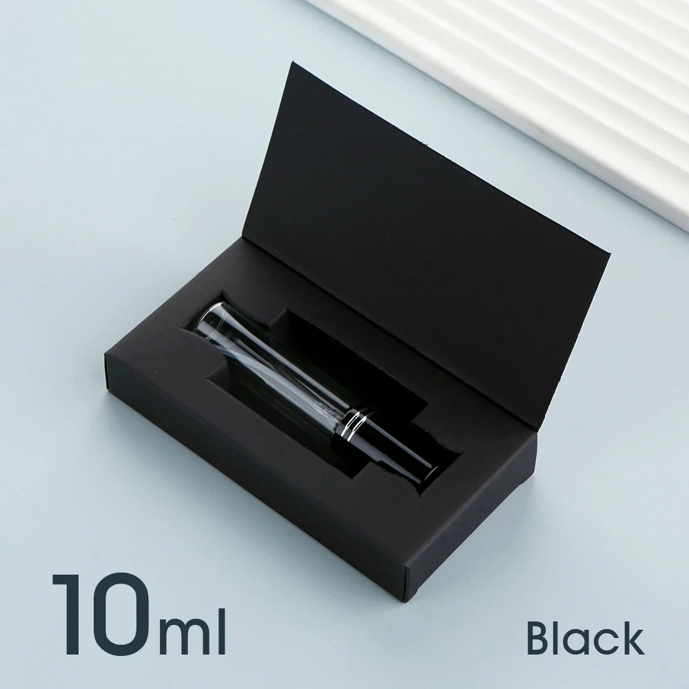 50個5毫升10毫升香水噴霧瓶帶包裝可再填充噴頭香水瓶鋁製迷你噴霧瓶