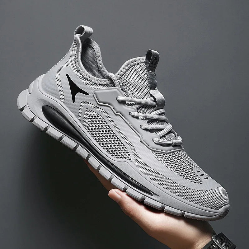 Men's Sports and Casual Shoes 2023 Summer New Lace up Running Shoes Fashion Korean Breathable Men's Shoes