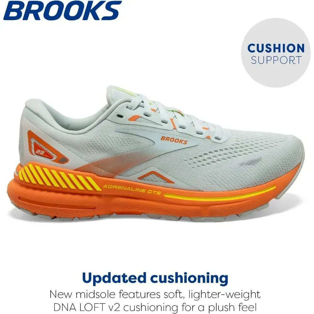 Brooks Women’s Adrenaline GTS 23 Supportive Running Shoe Breathable Lightweight for Comfort