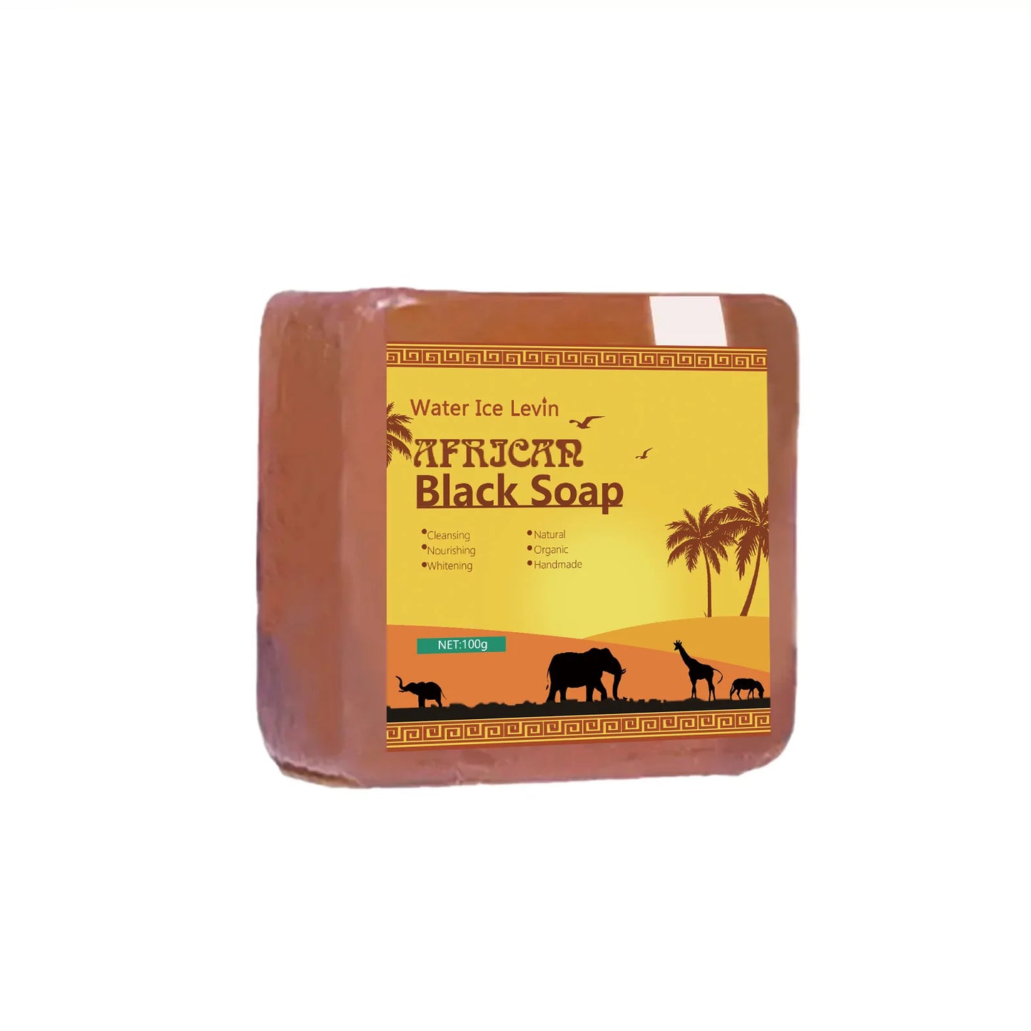 African Black Soap Acne Treatment Deep Cleaning Exfoliate Facial Moisturizing Skin Smoothing Face Soap for Skin Care