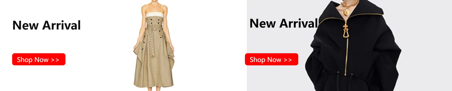 TWOTWINSTYLE Solid Spliced Appliques Slimming Dresses For Women Half High Collar Long Sleeves A Line Temperament Dress Female