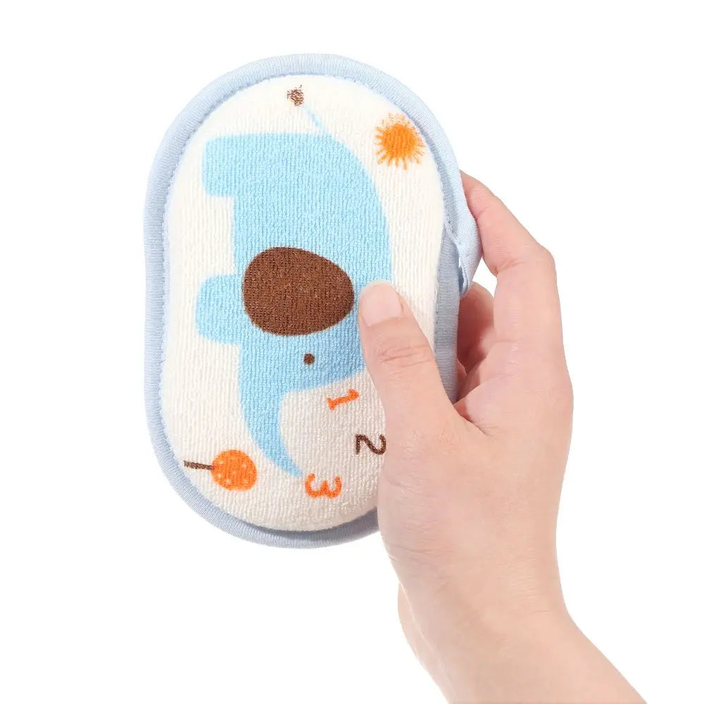 1PC Elephant Pattern Bath Sponge Comfortable Soft Towel Infant Children Rub Baby Rubbing Body Wash Sponge Bathroom Accessories