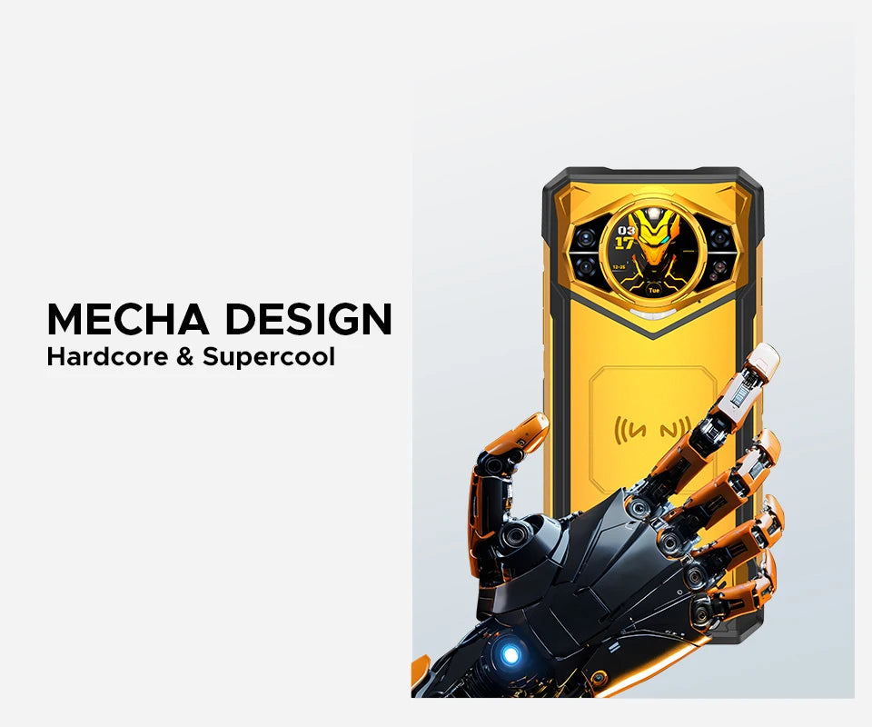 Doogee S200 X 5g Rugged Phone 12+512Gb Smartphone 6.72” Fhd+120Hz Ips Screen Dimensity 7050 10100Mah Battery Ai Mobilephones