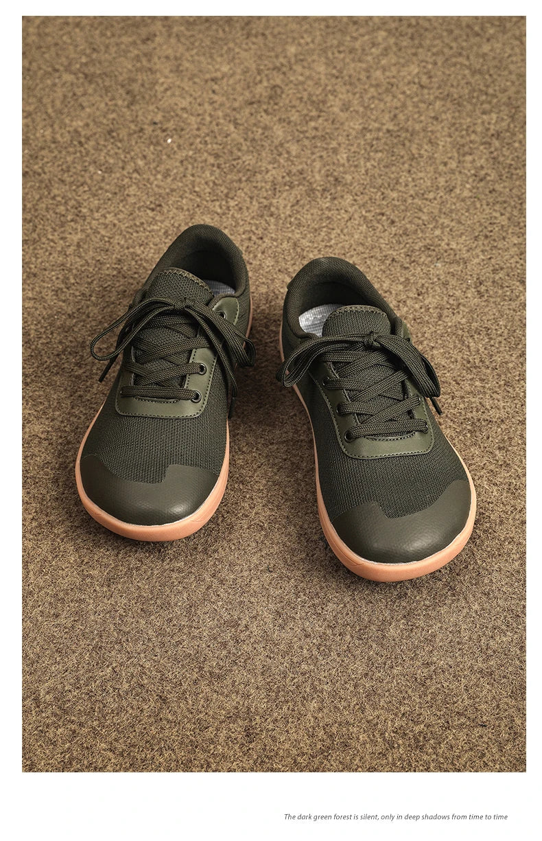 SNORW Wide Barefoot Shoes for Womens Mens Outdoor Trail Running Zero Drop Casual Sneaker